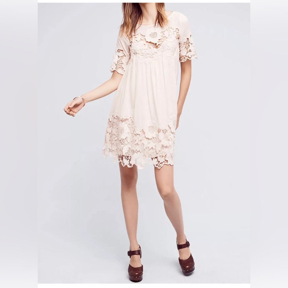 NWT Anthropologie Holding Horses Magnolia Mini Dress